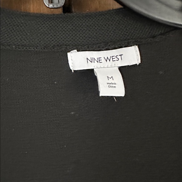 Nine West Black cardigan. Size medium. Worn once. - Picture 2 of 6